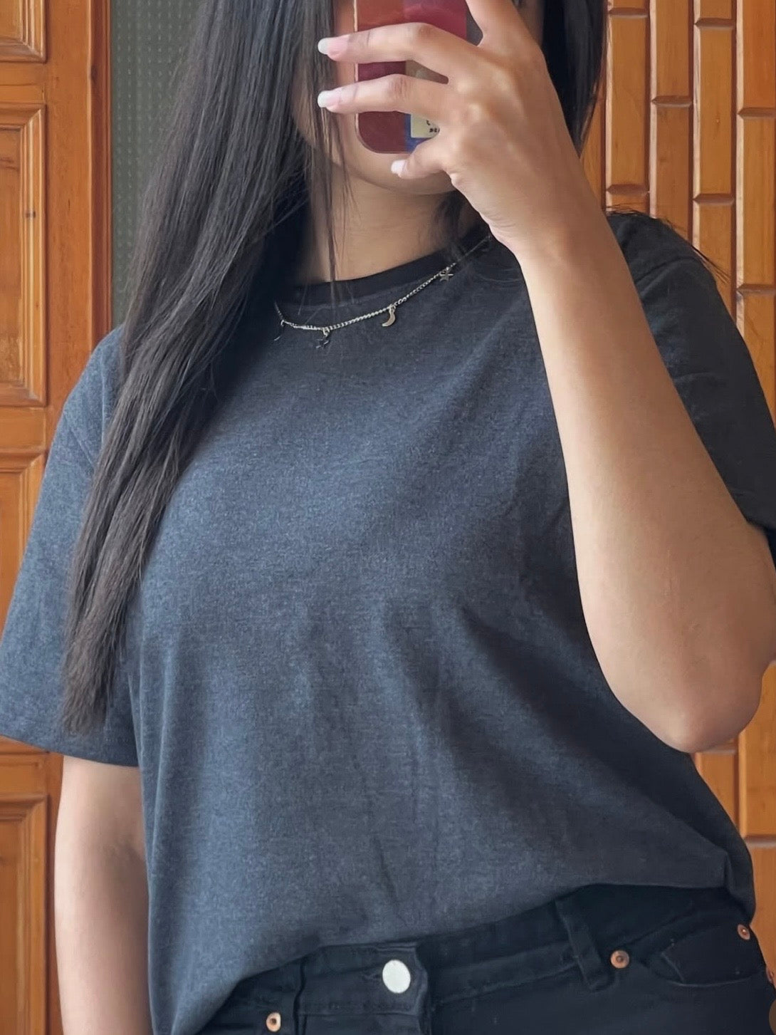 Pique Heather Charcoal Classic T-Shirt