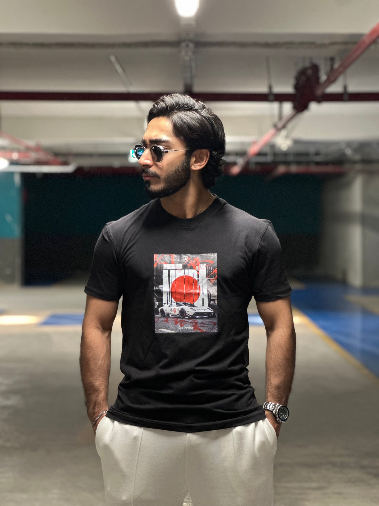 Lamborghini Miura Graphic Tee – Black