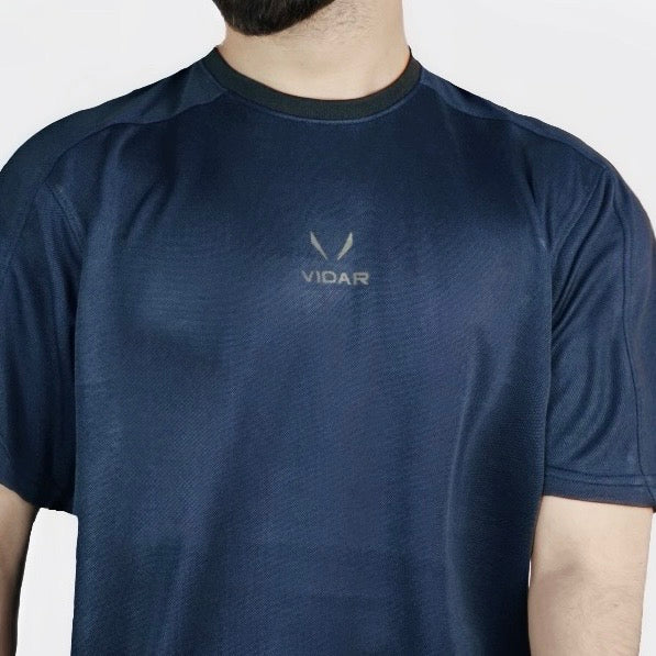 “VIDAR Performance Active Tee Navy Blue”