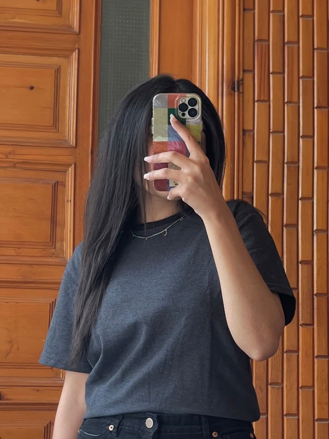 Pique Heather Charcoal Classic T-Shirt