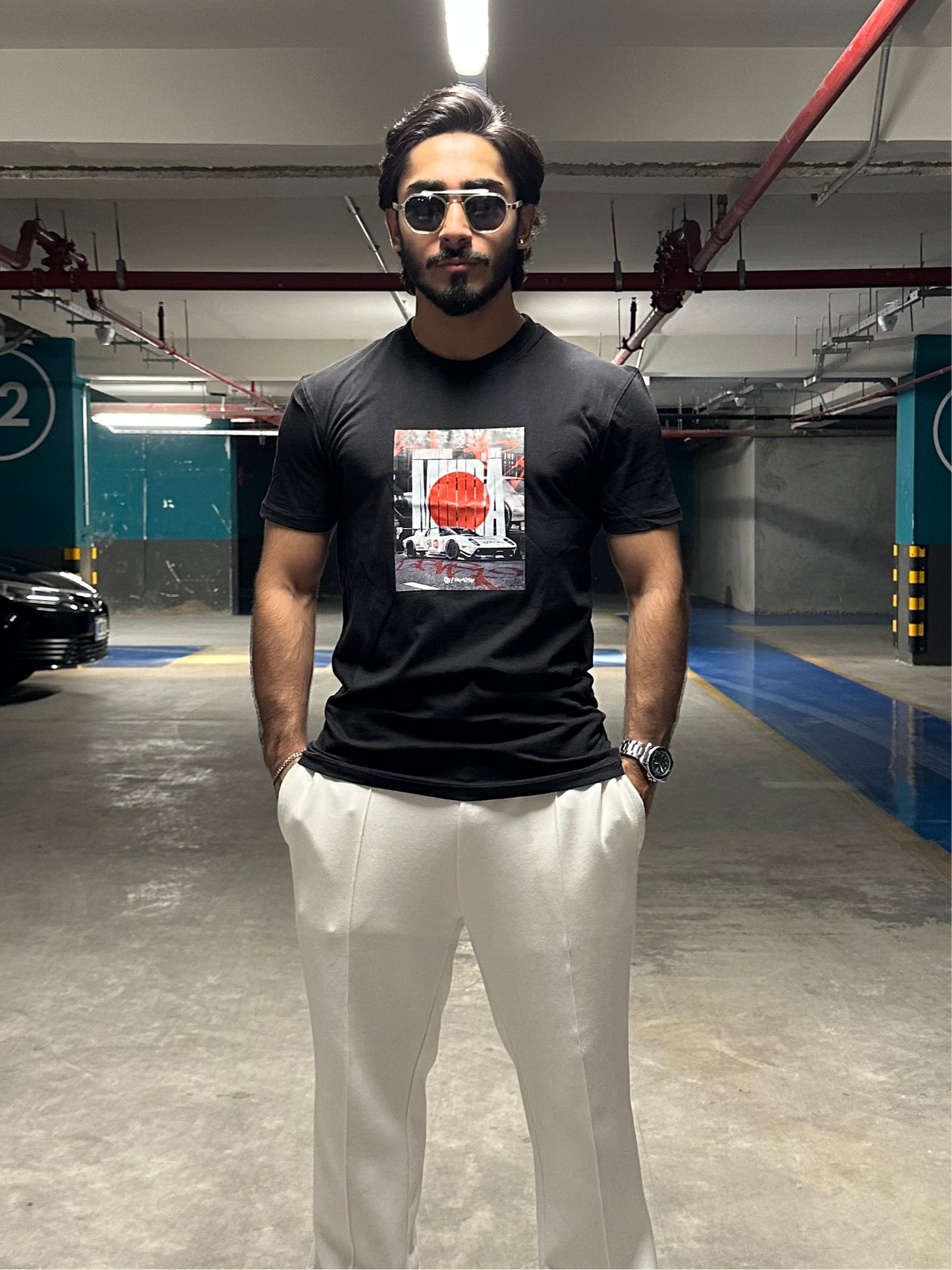 Lamborghini Miura Graphic Tee – Black