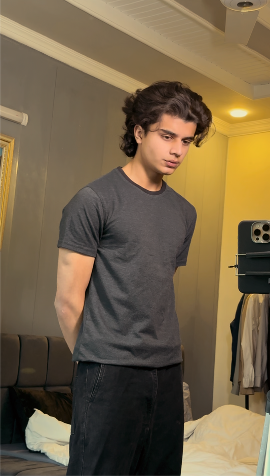 Pique Heather Charcoal Classic T-Shirt