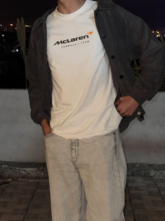 McLaren Formula 1 Team Logo T-Shirt White Racing Tee