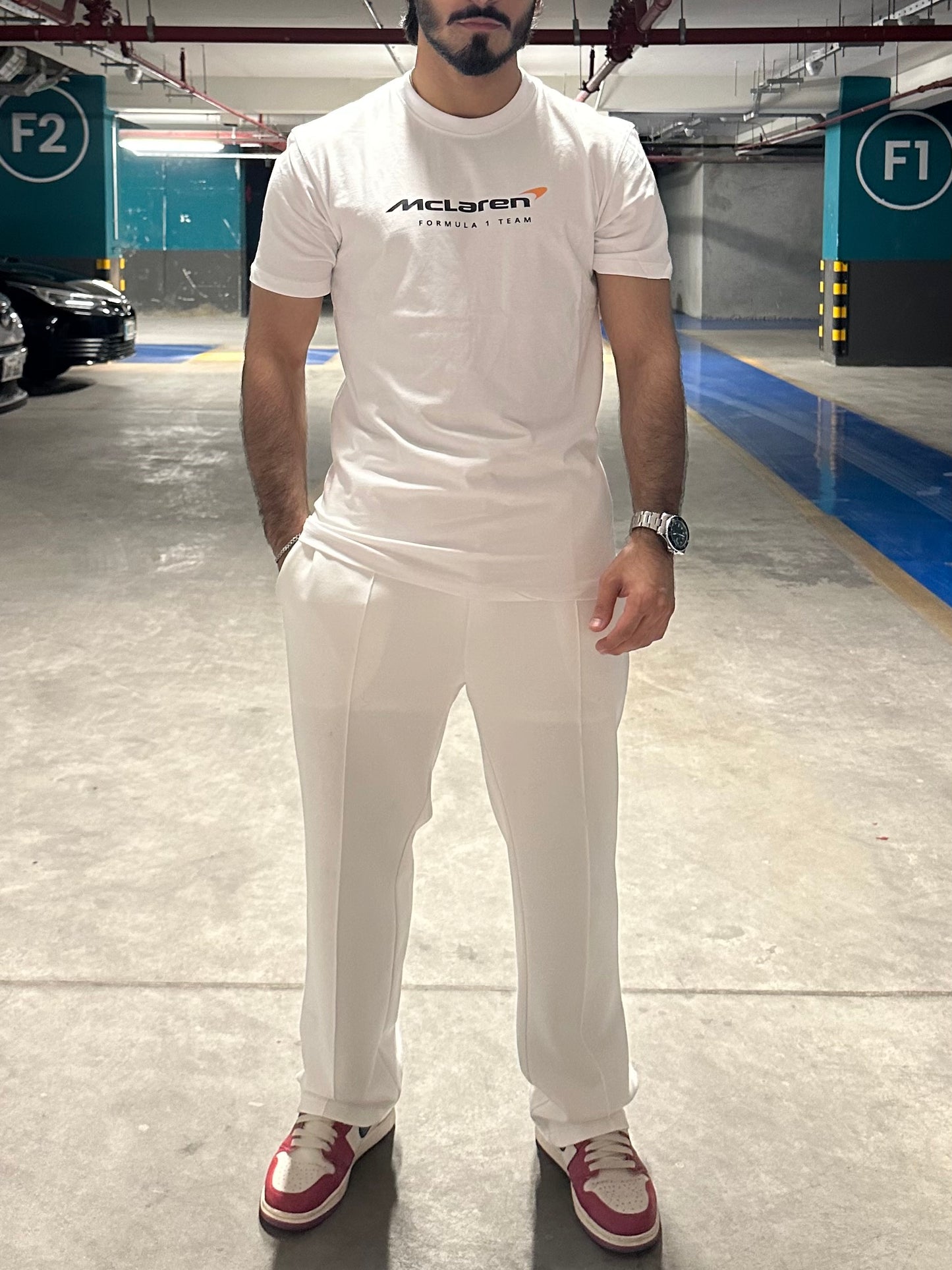 McLaren Formula 1 Team Logo T-Shirt White Racing Tee